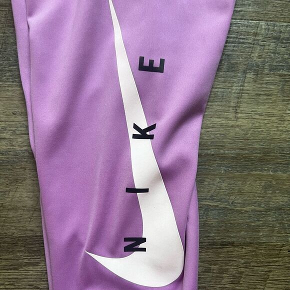 Nike Womens Running Tight Fit Epic Luxe Purple Leggings, Size 1X Swoosh Logo NWT - Picture 6 of 12